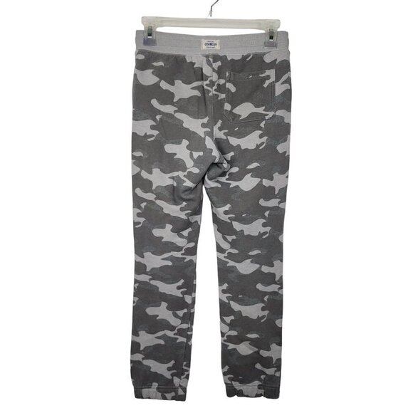 OshKosh B'gosh Relaxed Fit Pull-On Joggers Gray Camo Print Big Boys Size 12 - Picture 6 of 8
